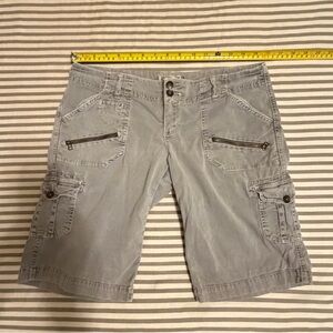 Gray Cargo Shorts